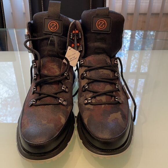 Cole Haan NWT zerogrand waterproof Camouflage boots very light and cool $250 - Picture 2 of 12